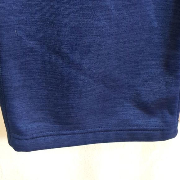 Under Armour Storm Men's Loose Fit Cold Gear Heathered Dark Blue Sweatpants Sz S - Picture 3 of 12